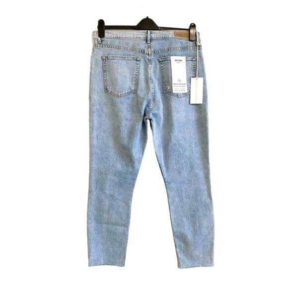 NWT GRLFRND Super Hi-rise Karolina Jeans-In the Sky‎ wash Size 31 - Picture 5 of 13